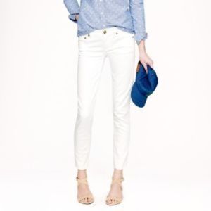 J. Crew toothpick crop in white